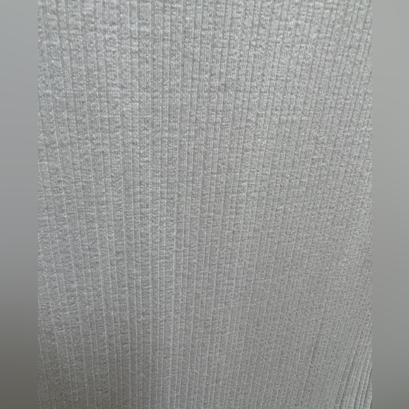 🤍 ZARA White Ribbed Ruffle Sleeve Top - Picture 4 of 7